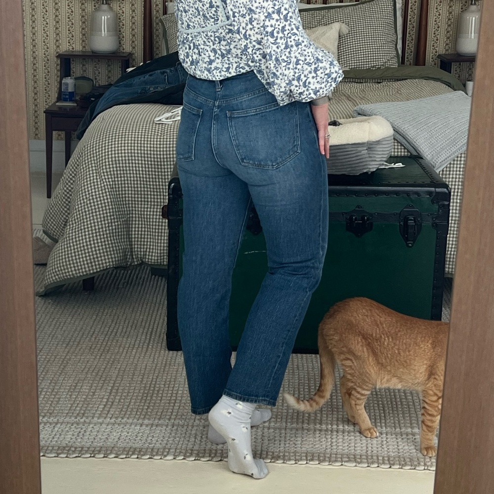 Madewell Classic High-Rise Straight Jeans
